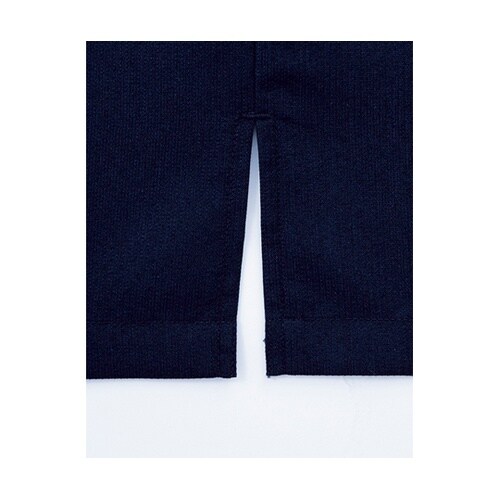 スタンドカラー和シャツ ネイビー S F