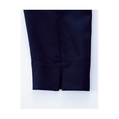 スタンドカラー和シャツ ネイビー 4L