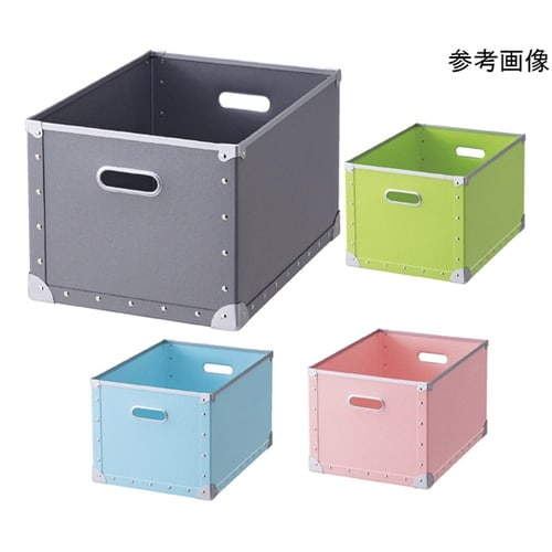 ファイバーボックス フタ無 シルバー×ア