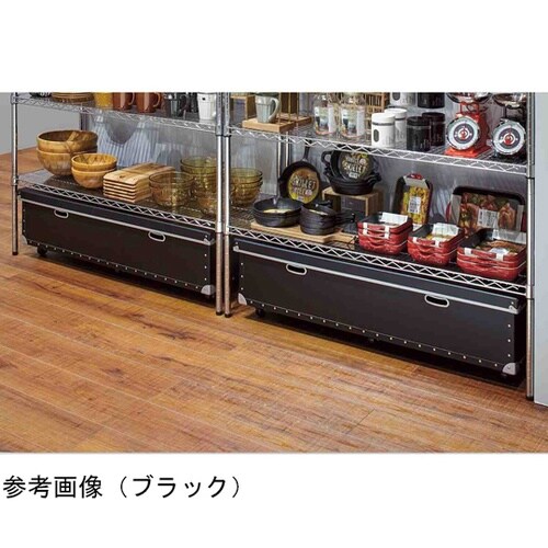 ファイバー収納ボックス キャスター付 ブ