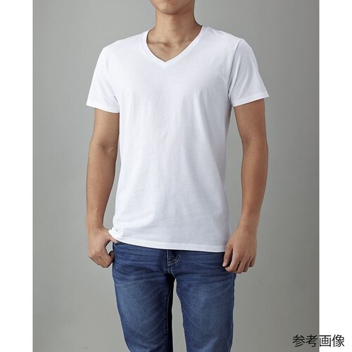 スリムフィットVネックTシャツ ヘザーグ
