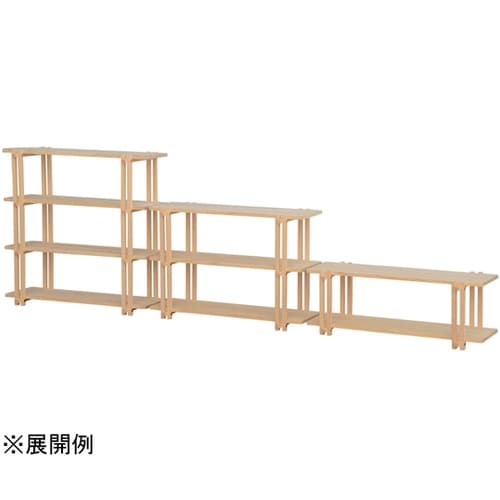格子組 ラック 3段(無塗装) 5290