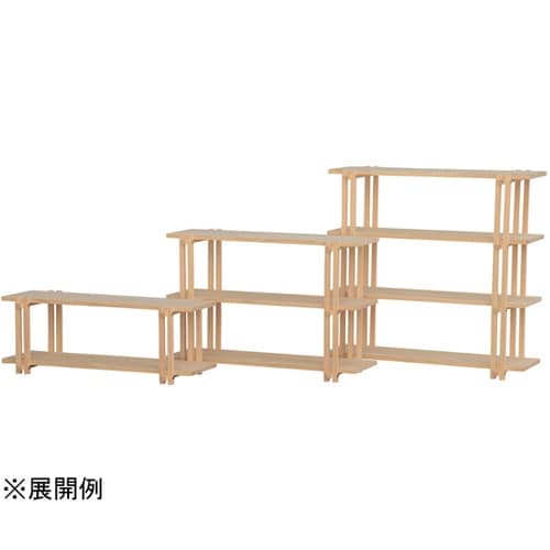 格子組 ラック 3段(無塗装) 5290