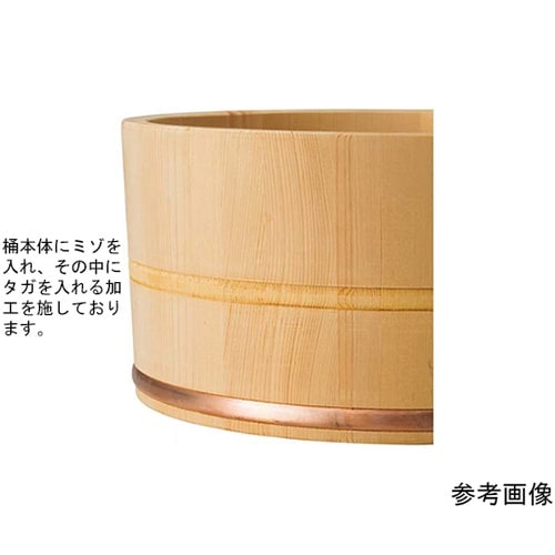椹・湯桶(ステンレスタガ)タガミゾ加工