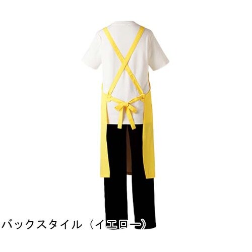 胸当て エプロン ブラック F A193