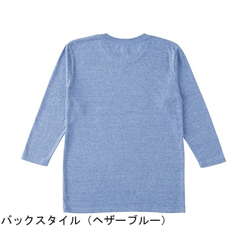 トライエンド3/4スリーブTシャツ ヘザ