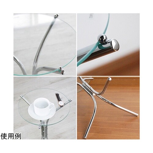 ガラスサイドテーブル MK−3294