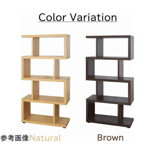 デザインラック 4段 BR NRK−02