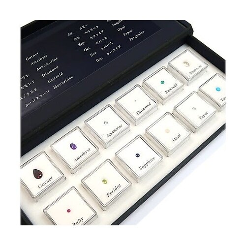 誕生石標本 12種