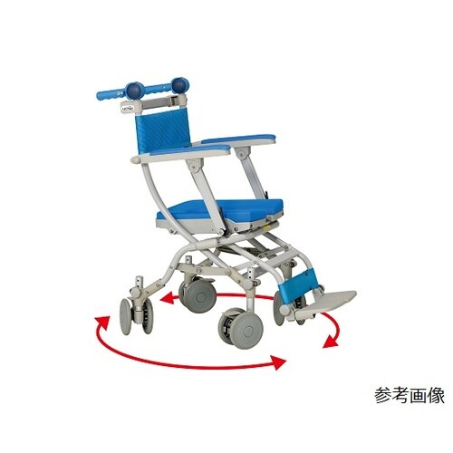 シャトレチェアD 4輪自在/O型バケツ付