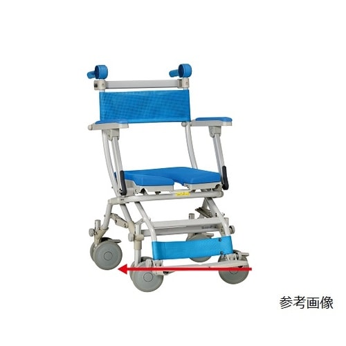 シャトレチェアD 4輪自在/O型バケツ付