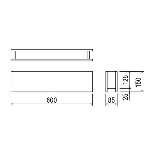 卓上ポット 600×300×380mm