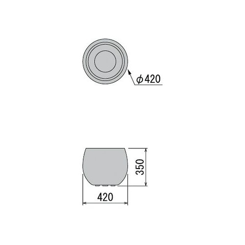 樹木プランター 700×700×1700