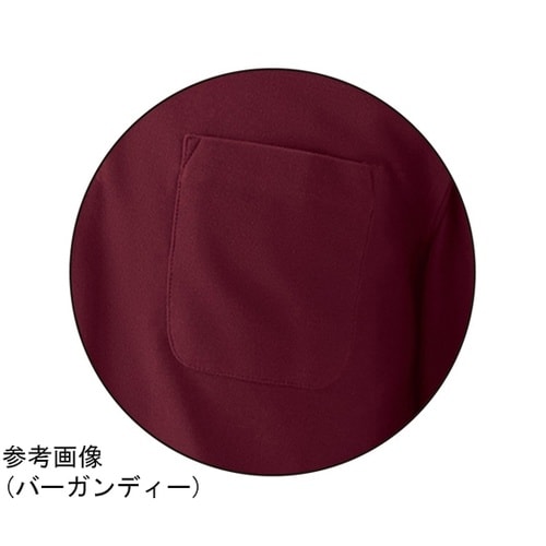 VP902 綿混長袖ポケ付ポロ ブラック