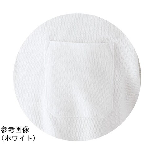 SLY402 綿混半袖ポケ付ポロ ブラッ