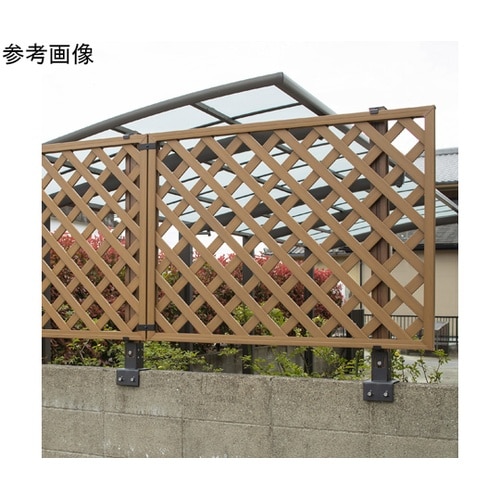 ウッディープラフェンス用柱固定金具 片面
