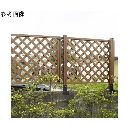 ウッディープラフェンス用柱固定金具 片面