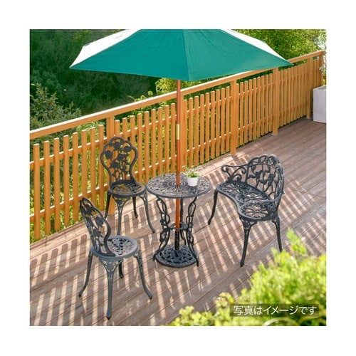 パラソルベース 青銅色S ローズ PAB