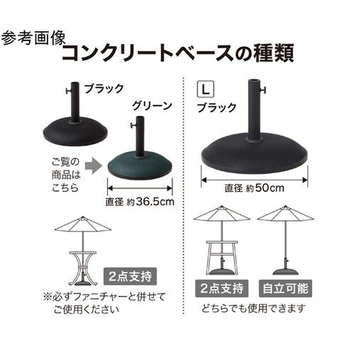 コンクリートベース グリーン PSB−C