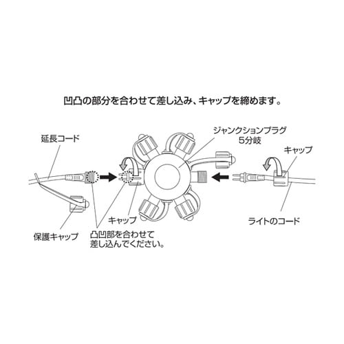 ローボルトガーデンライト専用ジャンクショ