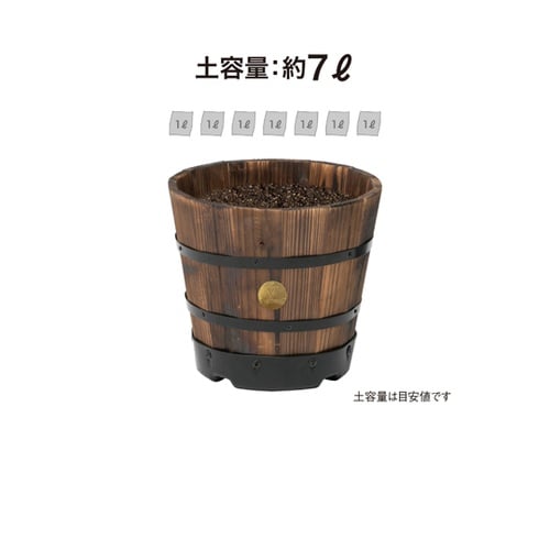 ウッドバレルプランター 深型S PPW−