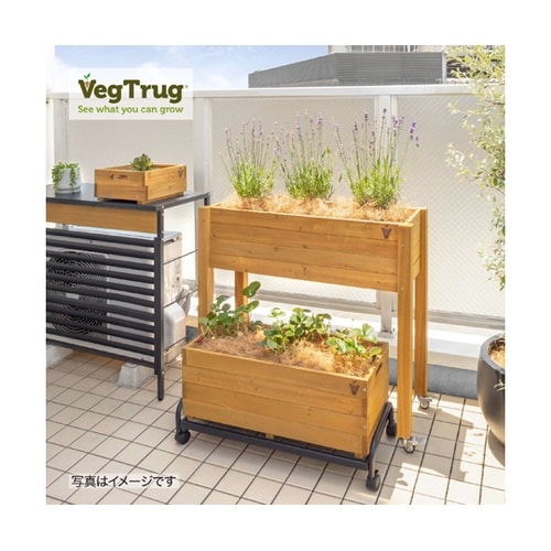 ベジテラスプランター ナチュラルウッド
