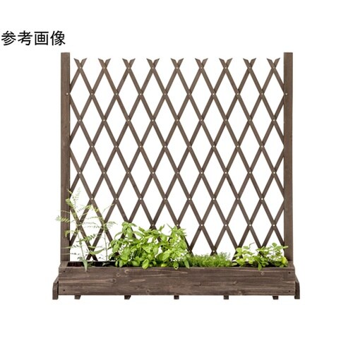 スリムハーブプランター L ブラウン W