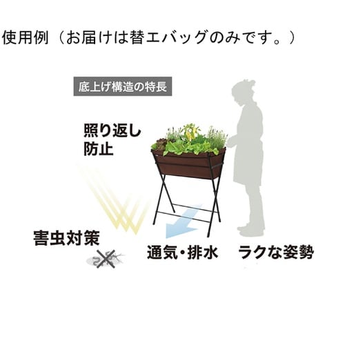 ベジトラグ ポピーGO用替エバッグ ブラ