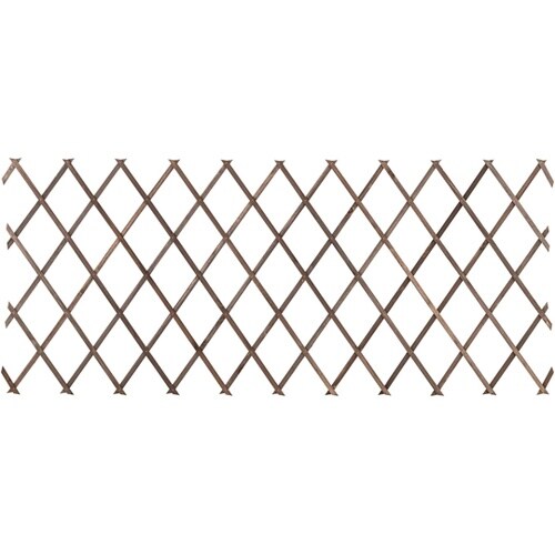 伸縮トレリス ブラウン 80×200cm