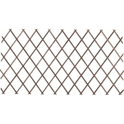 伸縮トレリス ブラウン 100×200c