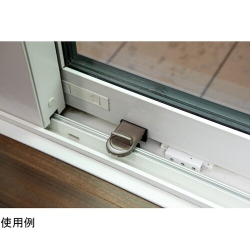 窓用 防犯ロック 3個組 ブラウン