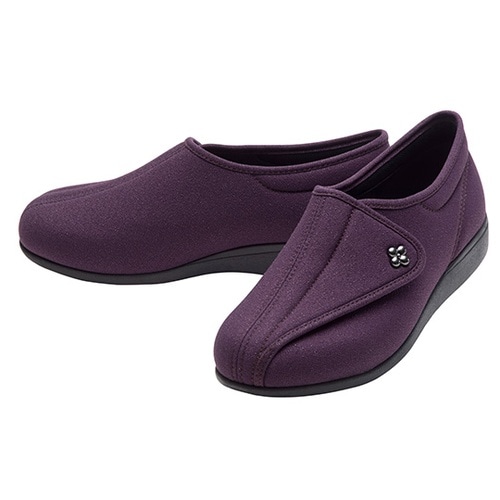 L011パープルラメ22.0 シューズ