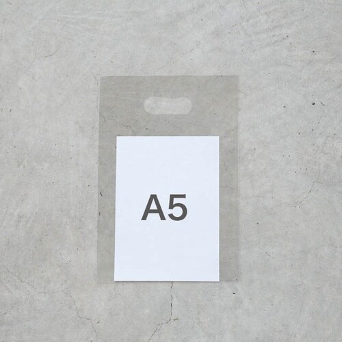 無地OPP小判抜きバッグ4 100枚×5