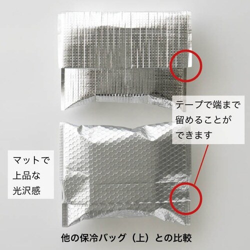 無地マットテープ付クールバッグ2 20枚×2