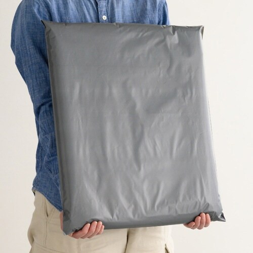 無地リサイクル宅配バッグ−1グレー 50枚×2