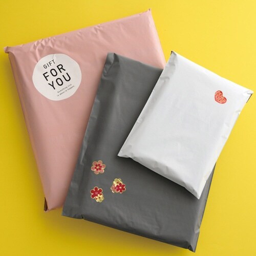 無地リサイクル宅配バッグ−3グレー 50枚×2