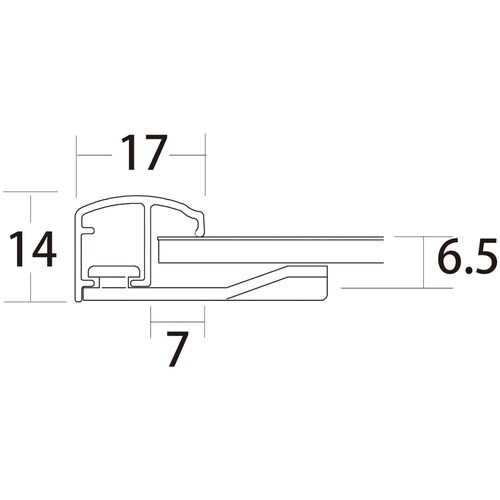 アルミパネル ポスター額 5016 A1 ホワイト