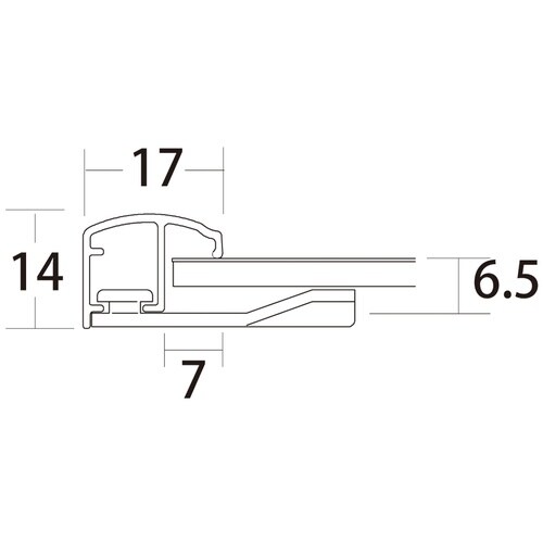 アルミパネル ポスター額 5016 A2 ゴールド