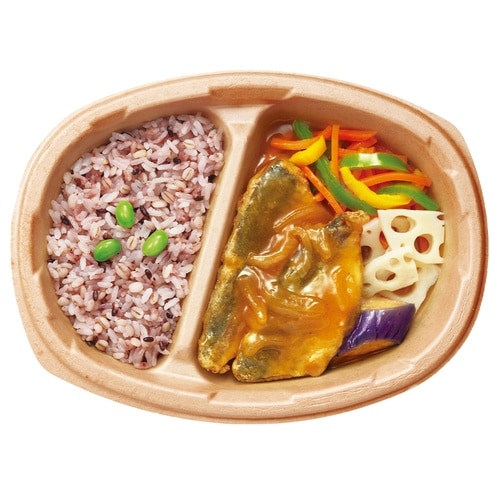 ニップン よくばり御膳 五穀ご飯とあじ竜田揚げ彩り