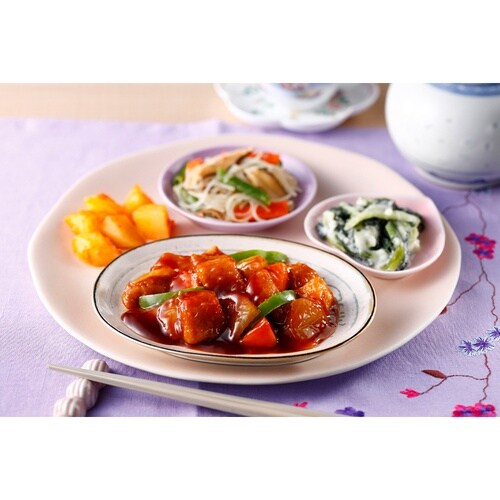 ニチレイフーズ きくばりごぜん 黒酢の酢豚 210