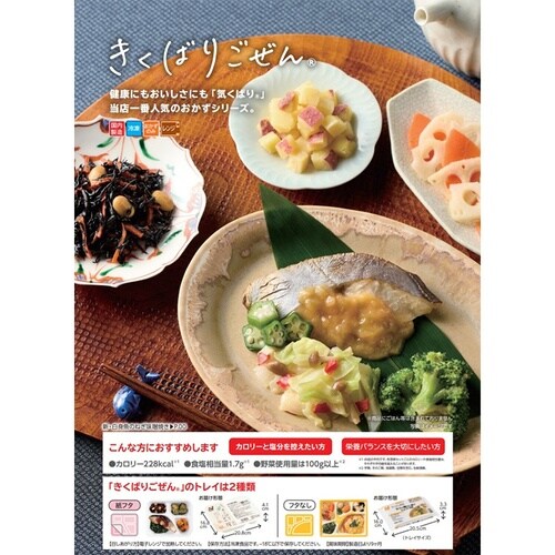 ニチレイフーズ きくばりごぜん 赤魚の煮付け風 1