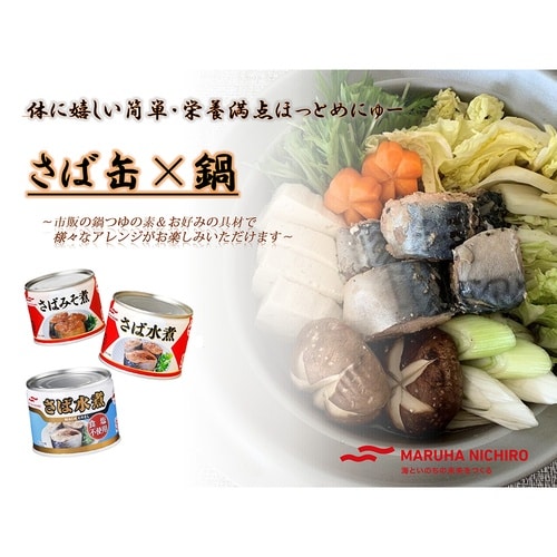 マルハニチロ さば缶詰 人気の3種食べ比べセット