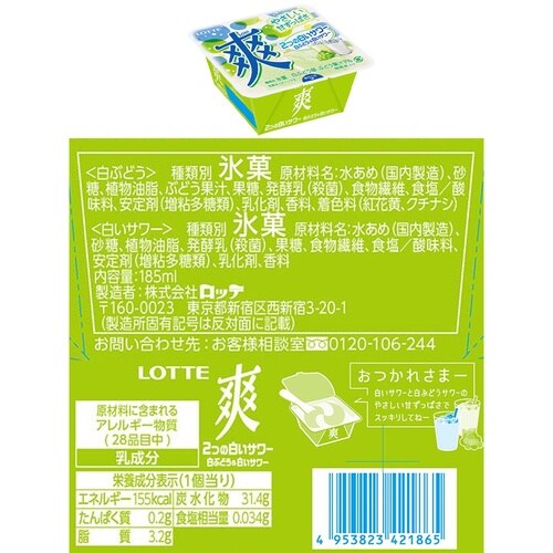 ロッテ爽4種セット(各4個)