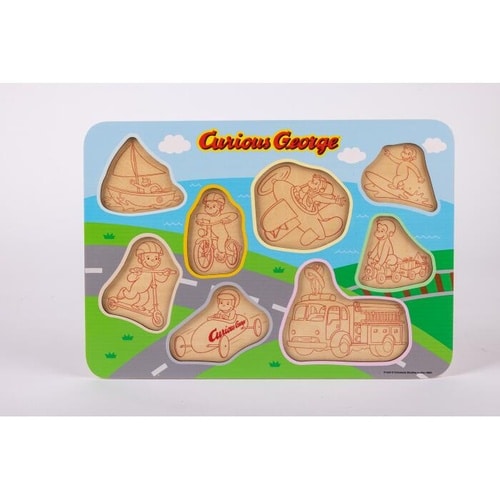 おさるのジョージ 木製えあわせパズル