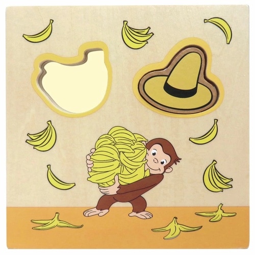 おさるのジョージNEWかたちあわせキューブ8ピース