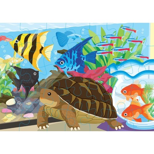 ジグソーパズルSTEP3いっしょにくらす動物たち