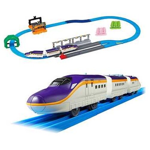 連結!E8系つばさ&トミカアーチ踏切セット