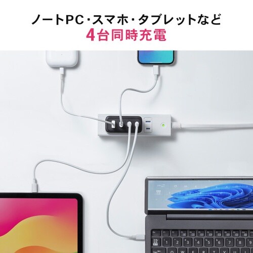 USB PD対応AC充電器(PD100W)