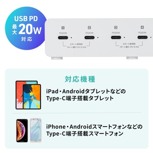 USB PD対応AC充電器