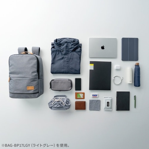 カジュアルPCバックパック(ネイビー)